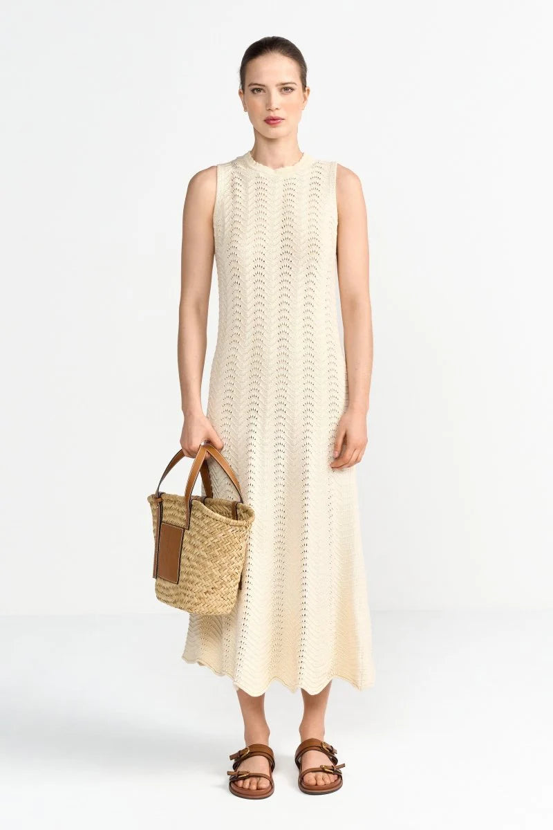 Rich & Royal - Crochet Sleeveless Maxi Dress