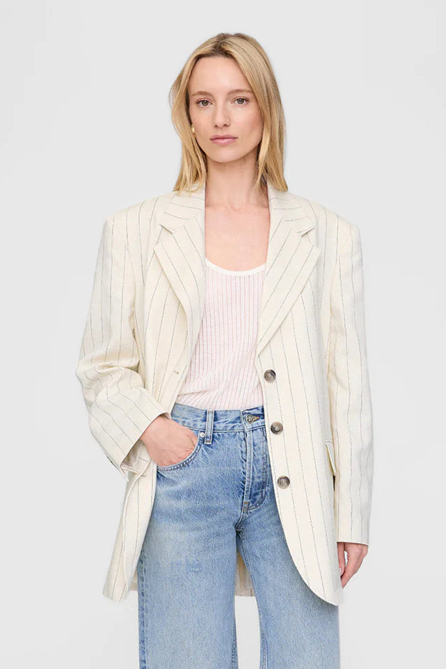 Anine Bing - Sara Pinstripe Blazer