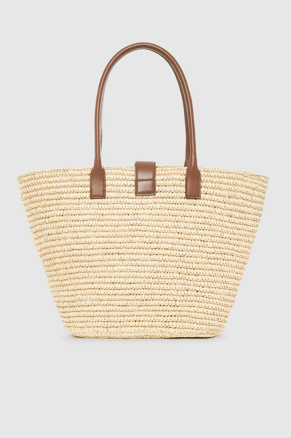 Anine Bing - Lou Monogram Tote Natural Cognac