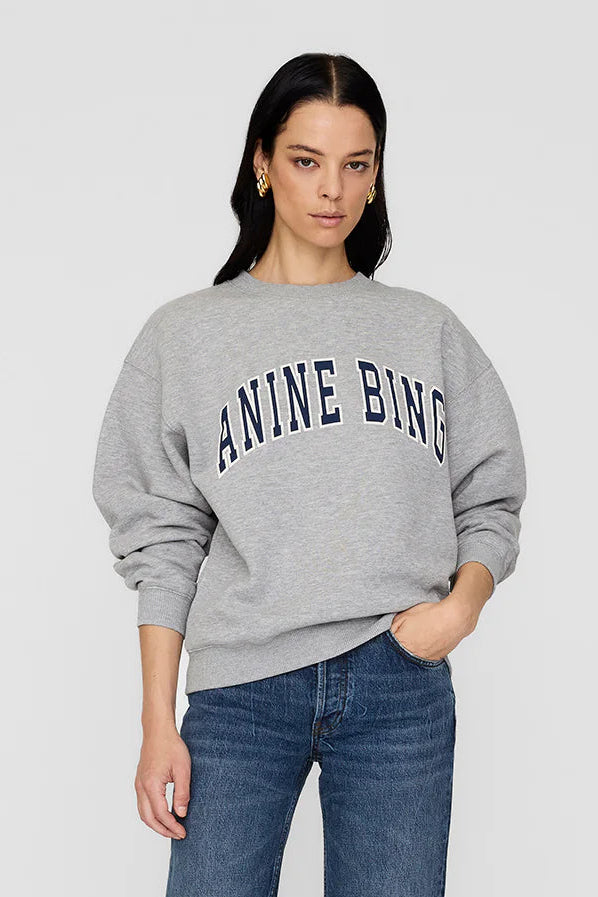 Anine Bing - Spencer Grey / Navy Sweat