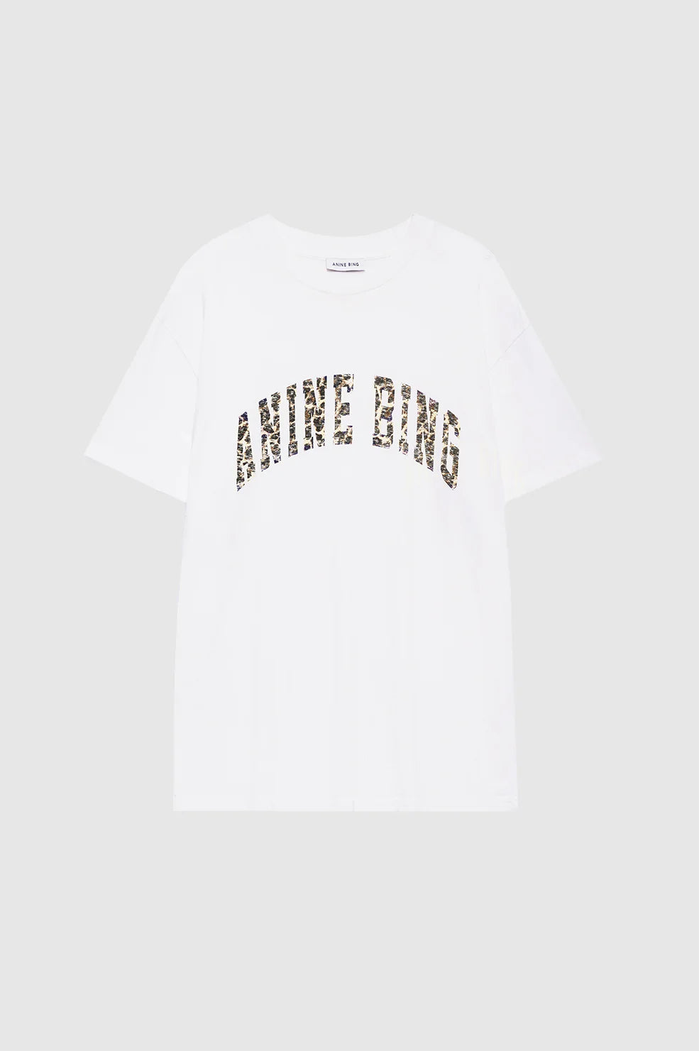Anine Bing - Walker AB Leopard Ivory Tee