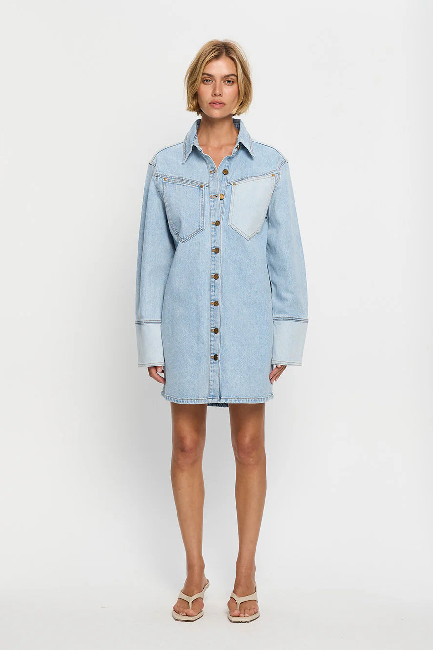 Kivari - Carla Denim Mini Dress