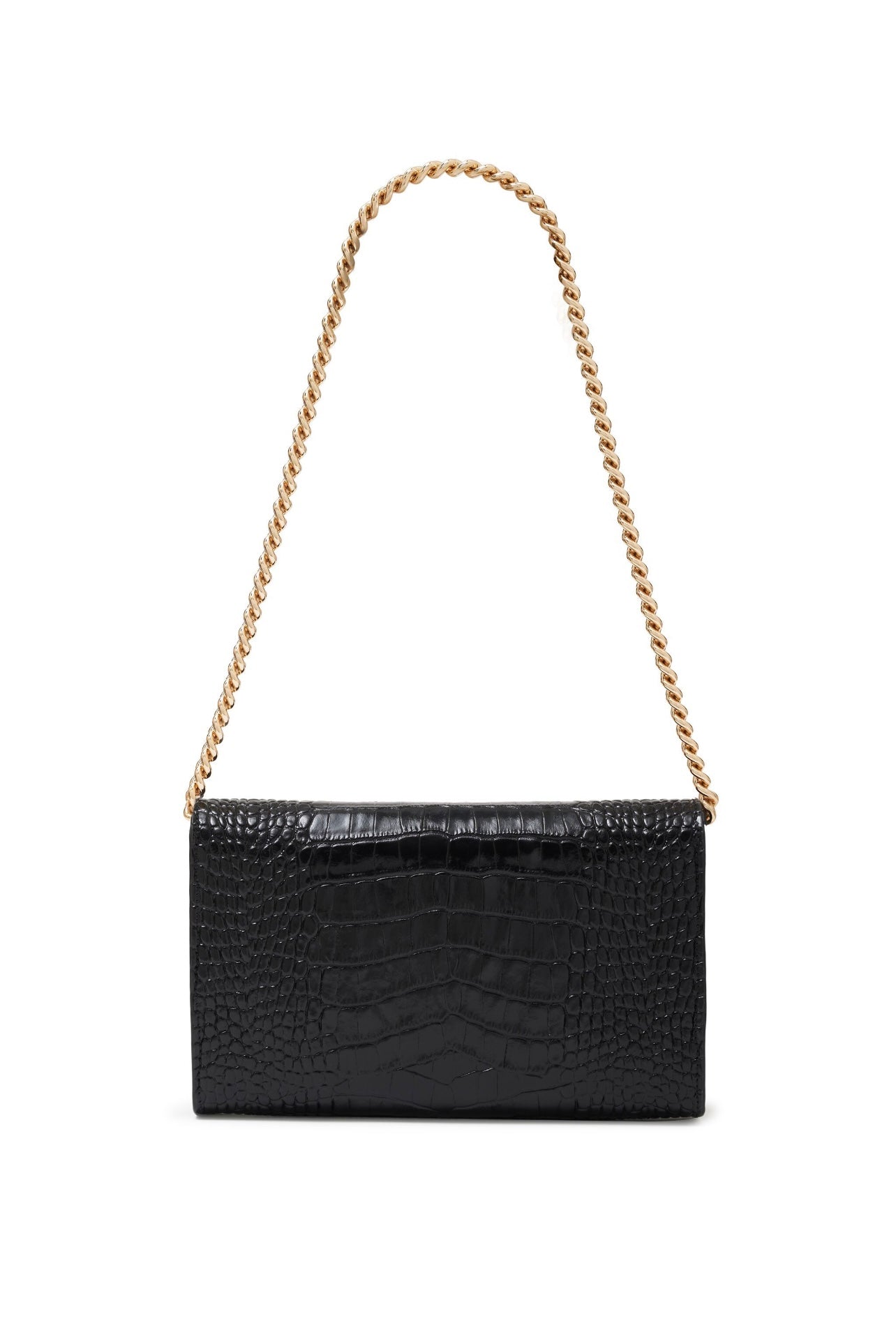 Anine Bing - Small Elly Clutch Black Embossed Bag