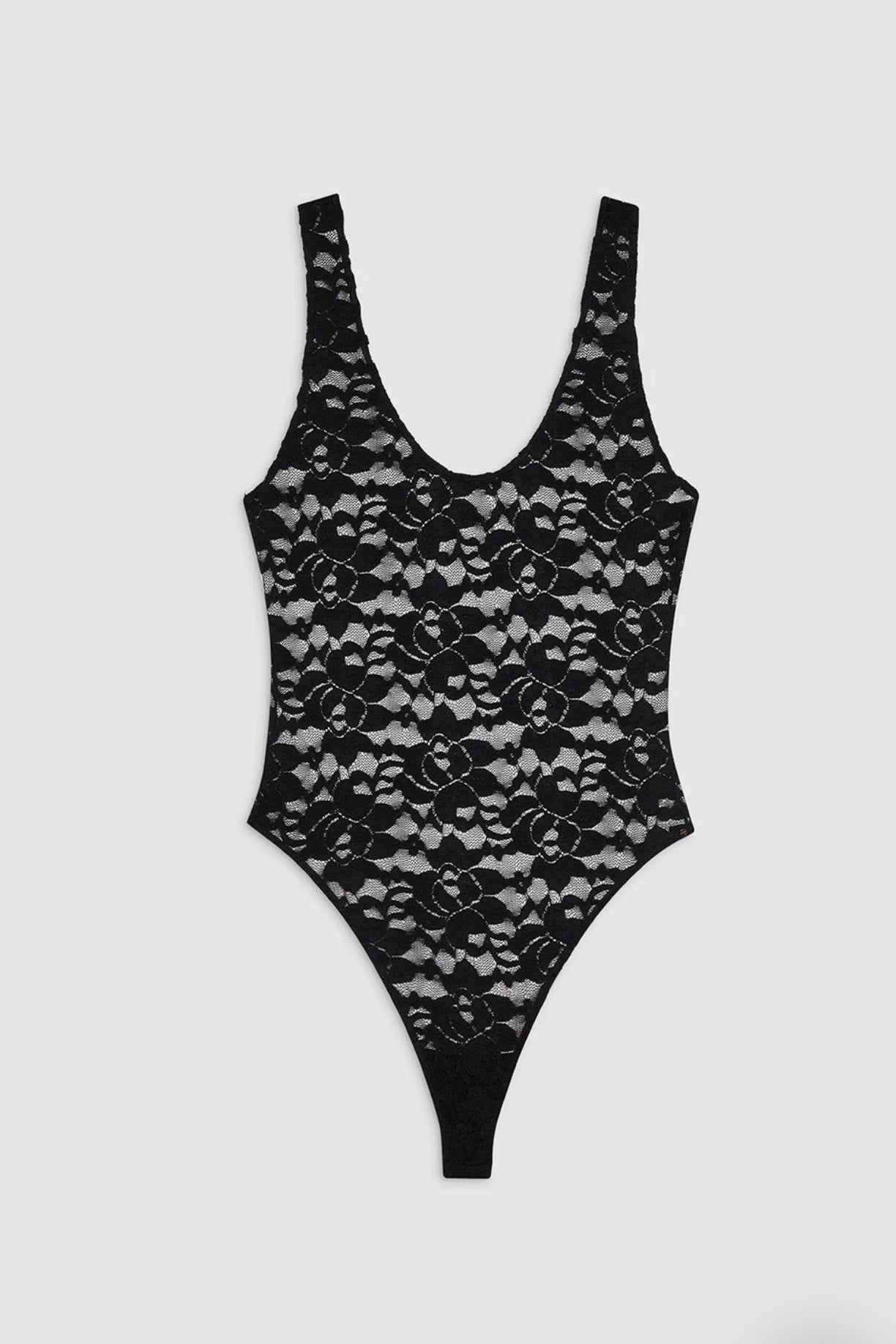 Anine Bing - Alysha Black Floral Bodysuit