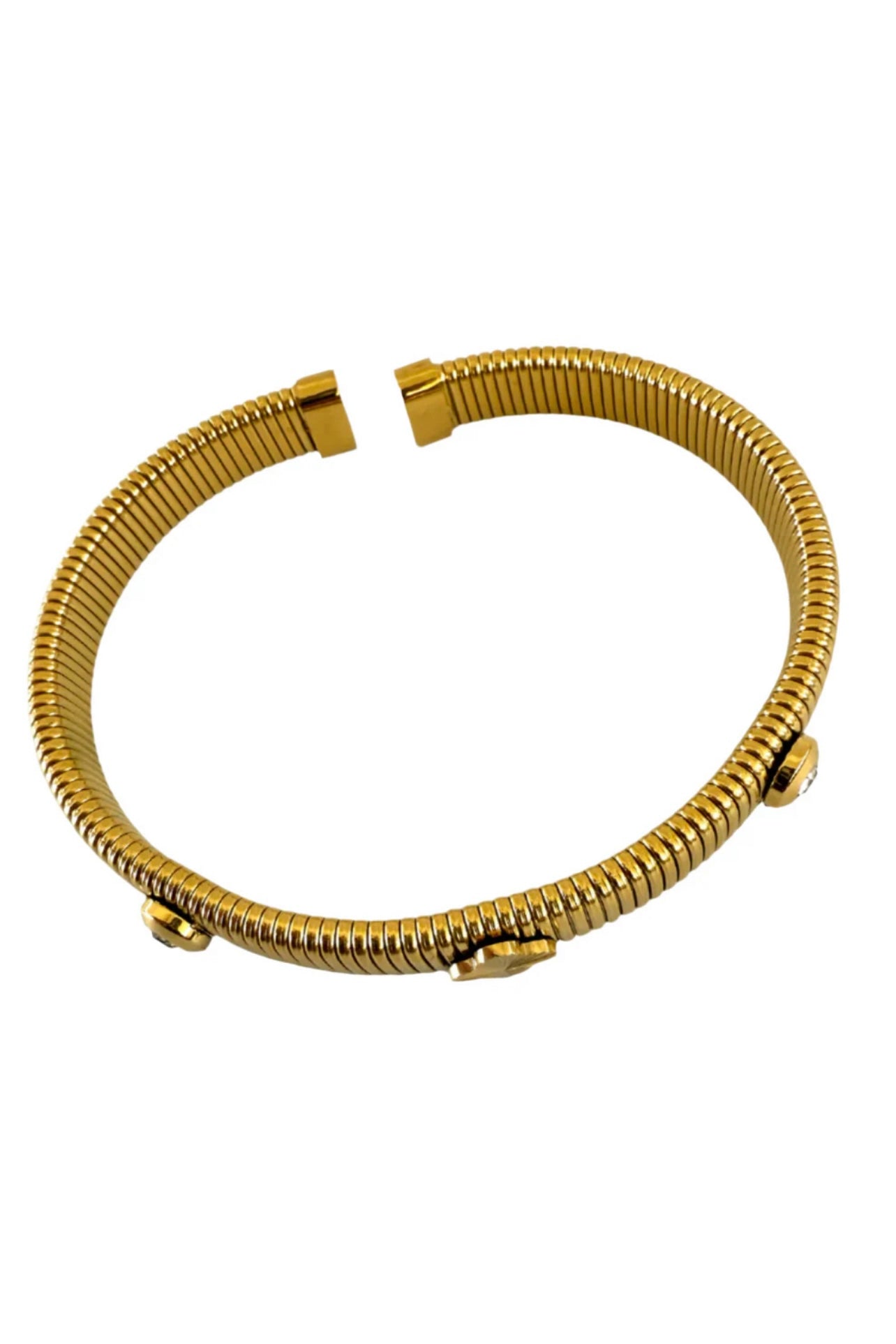 1975 Collection - Coil Cuff Gold Bracelet