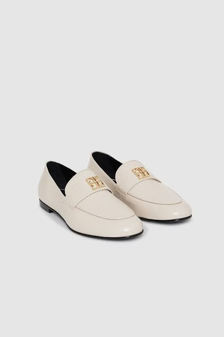 Anine Bing - Corrine Bone Monogram Loafers