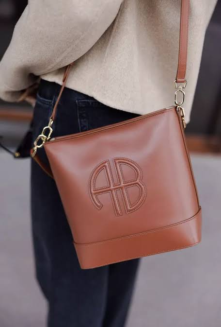 Anine Bing - Lili Cognac Bucket Bag