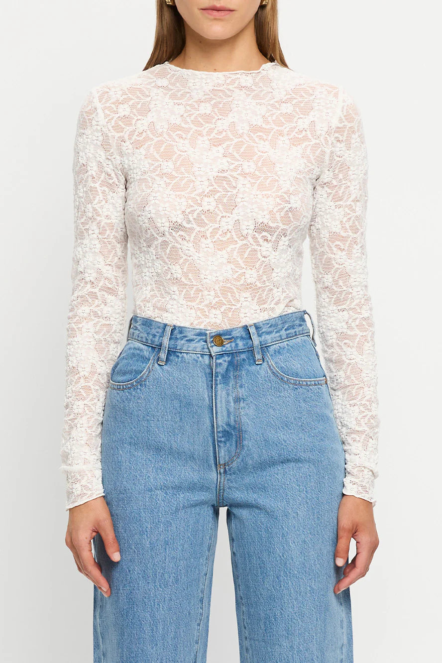 Kivari - Victora L/S Lace Top