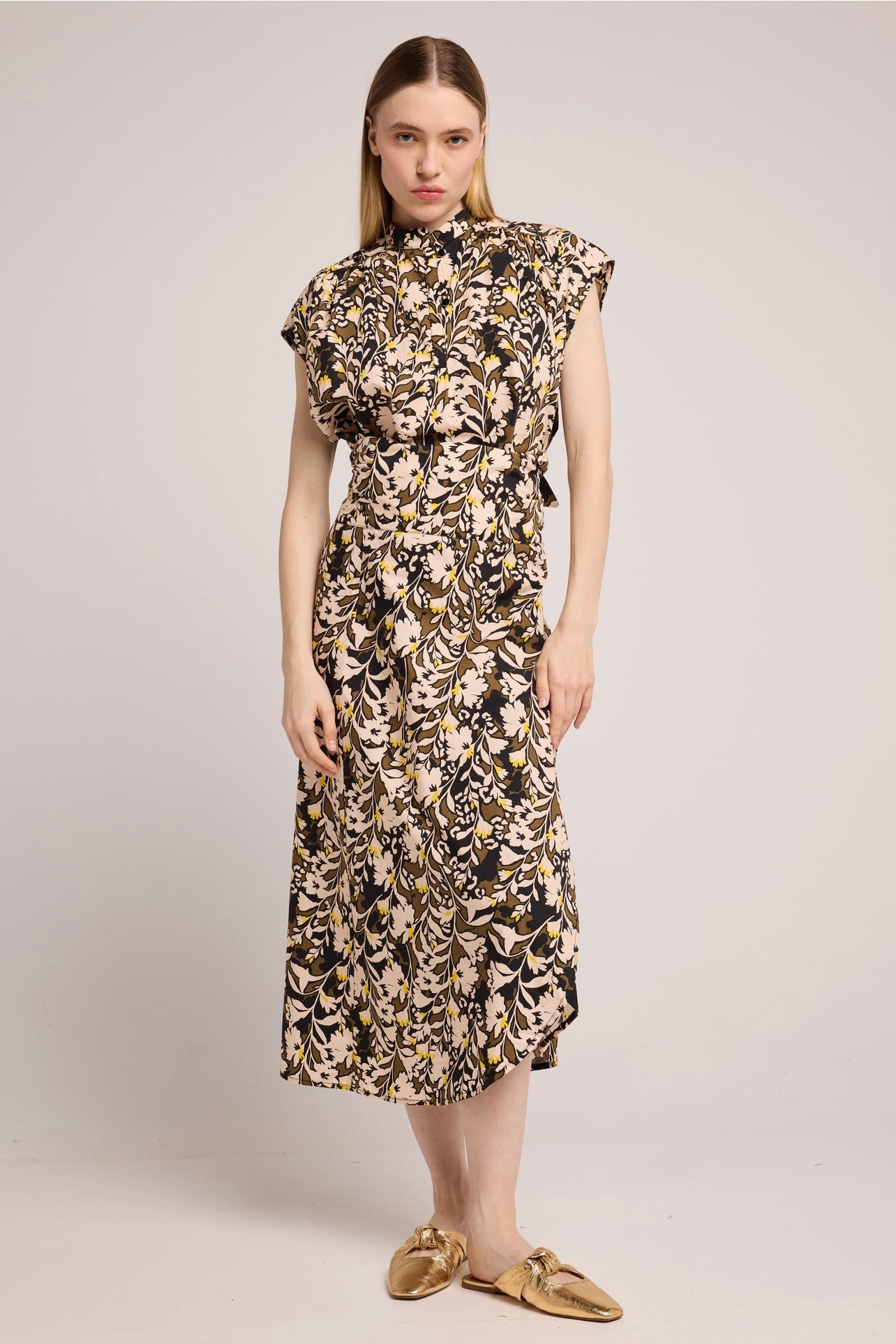 Louizon - Gerald Narcisse Print Sleeveless Blouse