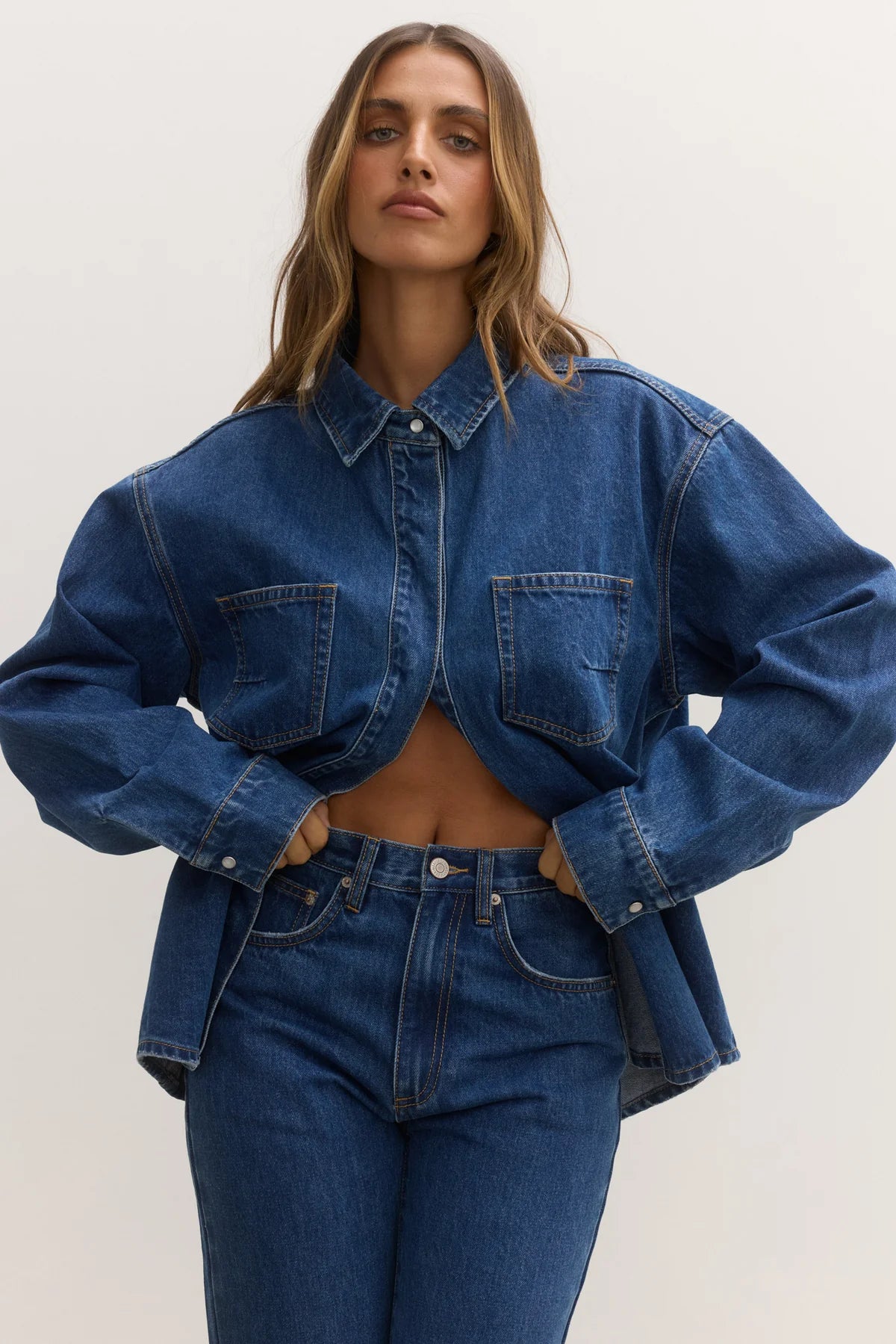 Bayse - Harper Denver Blue Shacket