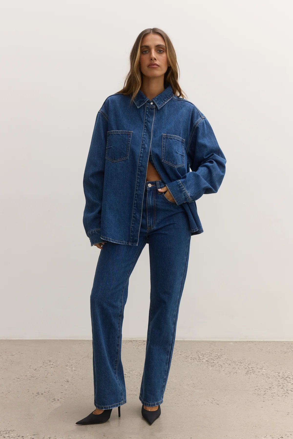 Bayse - Harper Denver Blue Shacket
