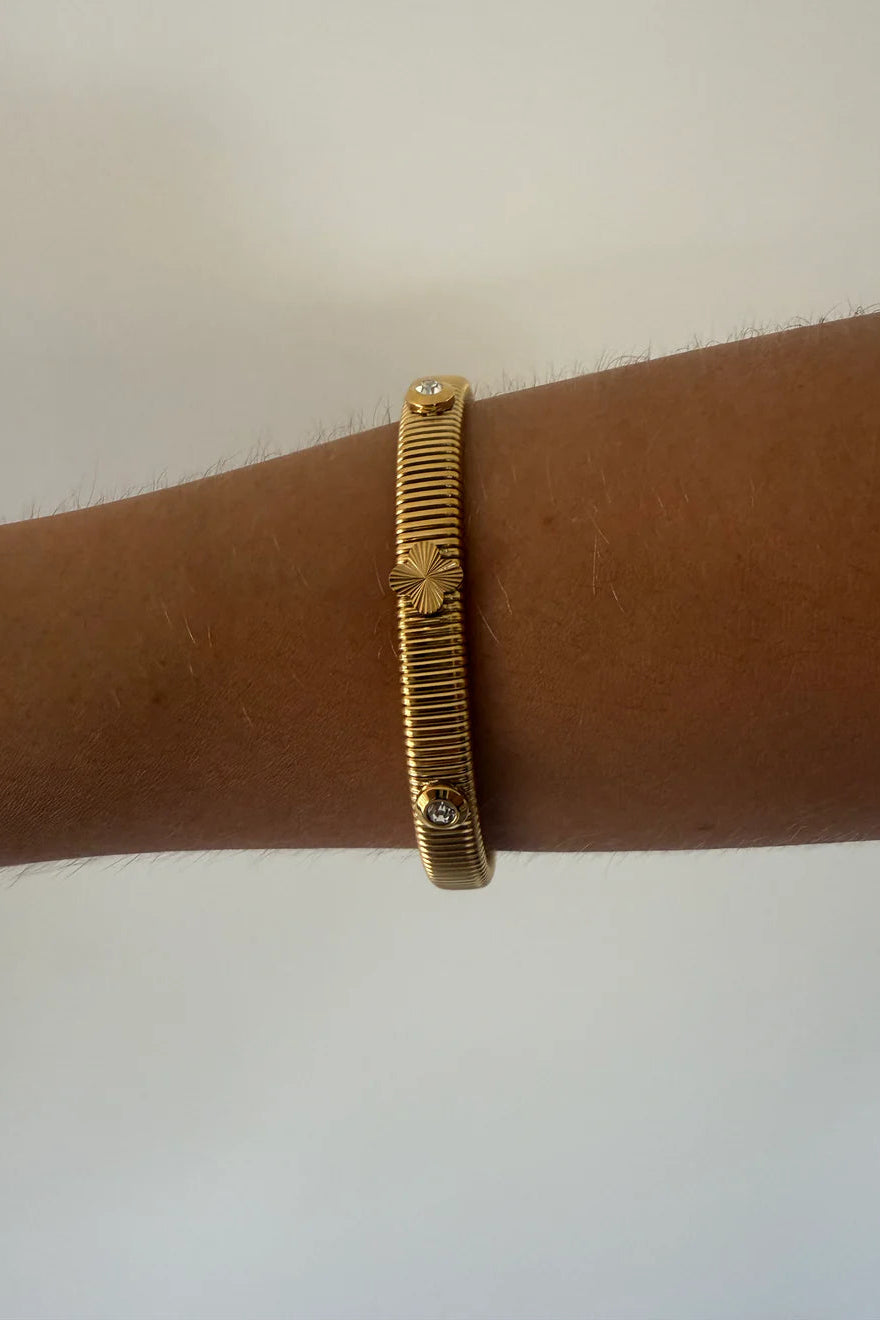 1975 Collection - Coil Cuff Gold Bracelet