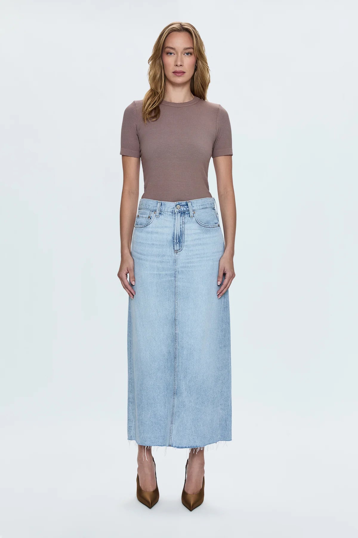 Pistola - Raye Low Slung Maxi Skirt - Jardin