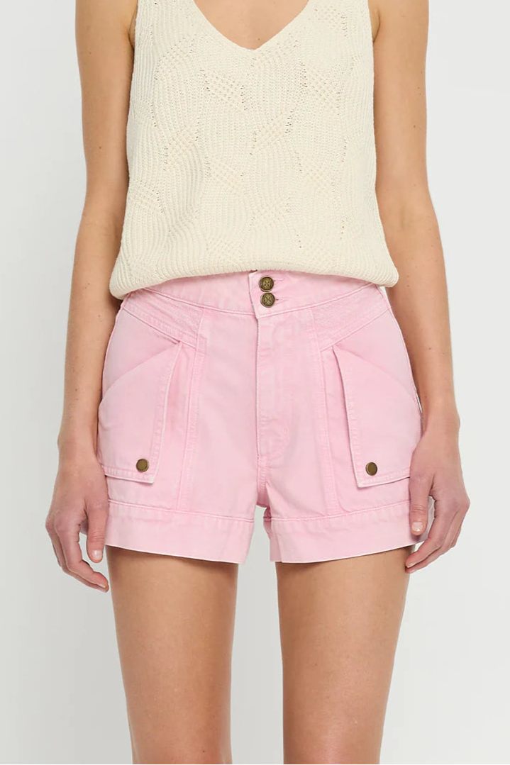 Kivari - Paloma Pink Denim Short