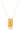 Rubyteva - Sahara Small Rectangle Pendant Necklace