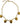 1975 Collection - 5 Heart Gold Charm Necklace