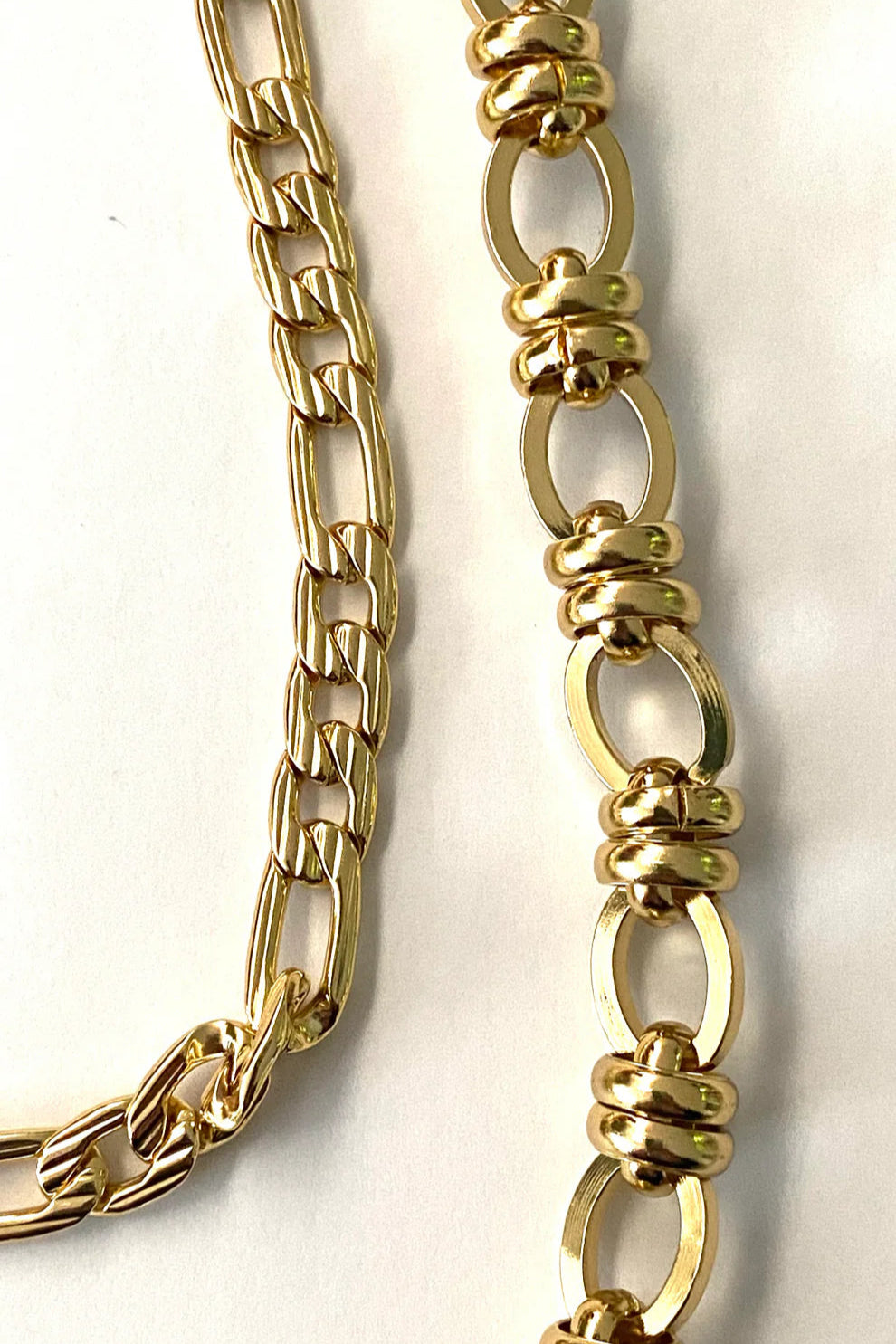1975 Collection - Double Chain Gold Italian Necklace