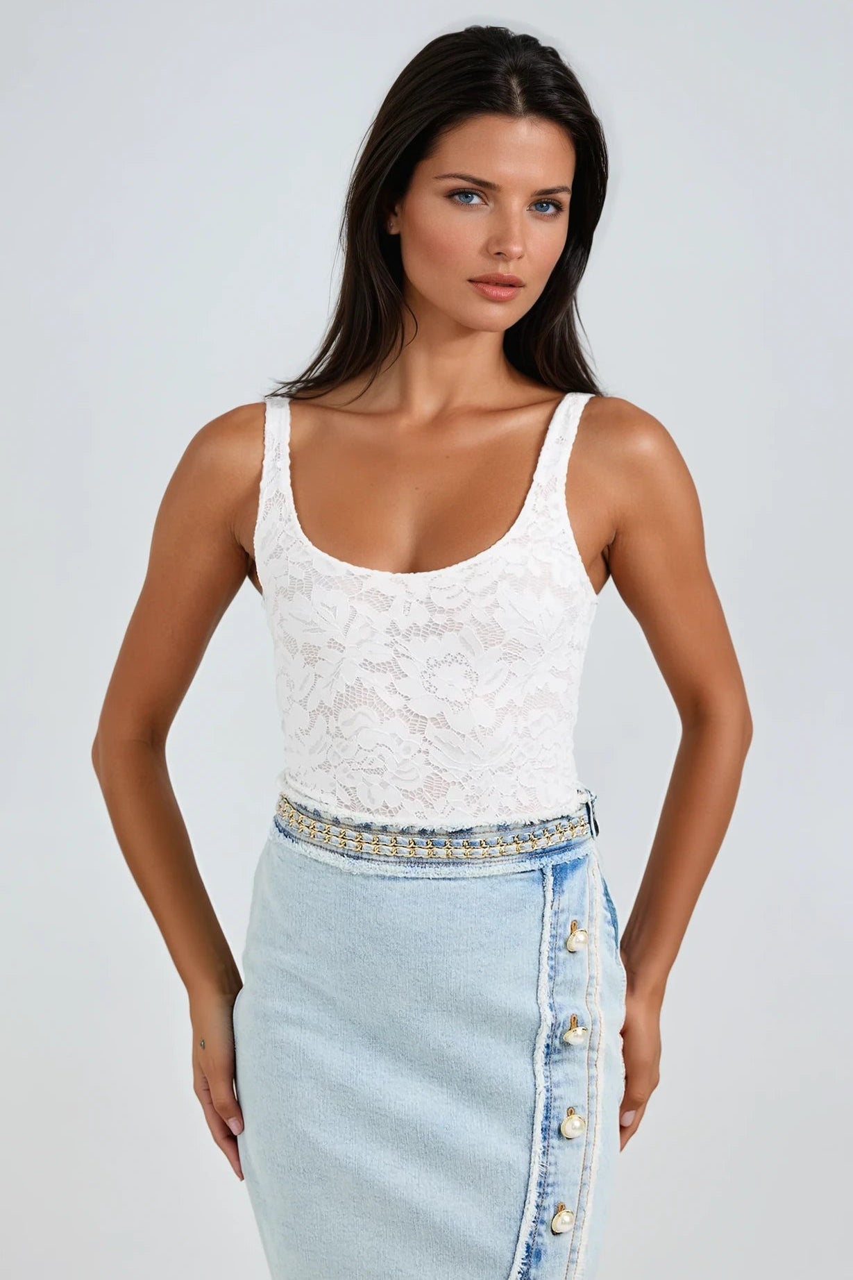 Generation Love - Gigi Lace S/less Bodysuit