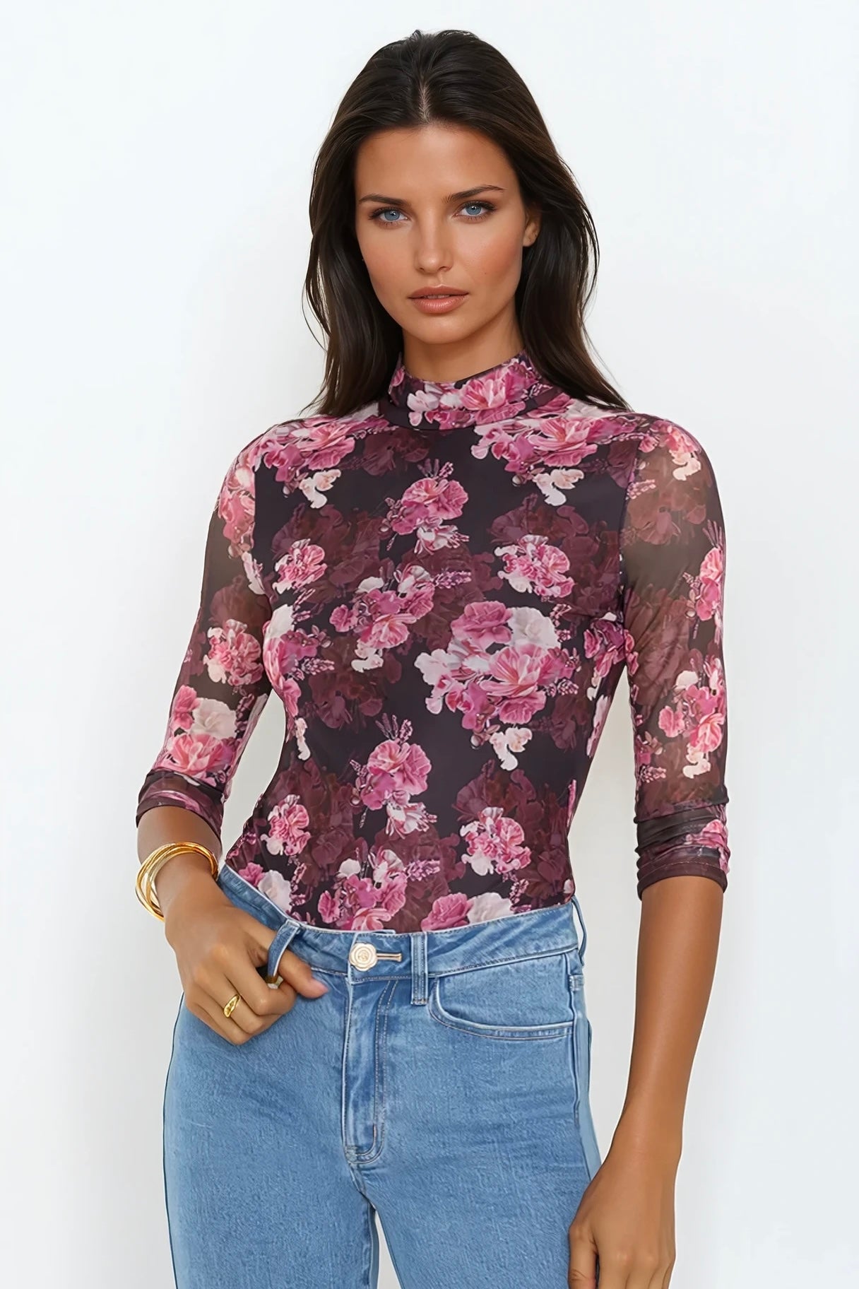 Generation Love - Milo Floral Mesh Bodysuit
