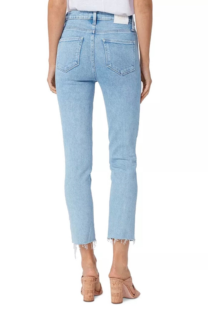 Paige - Cindy High Rise Straight Ankle Jean - Park Ave