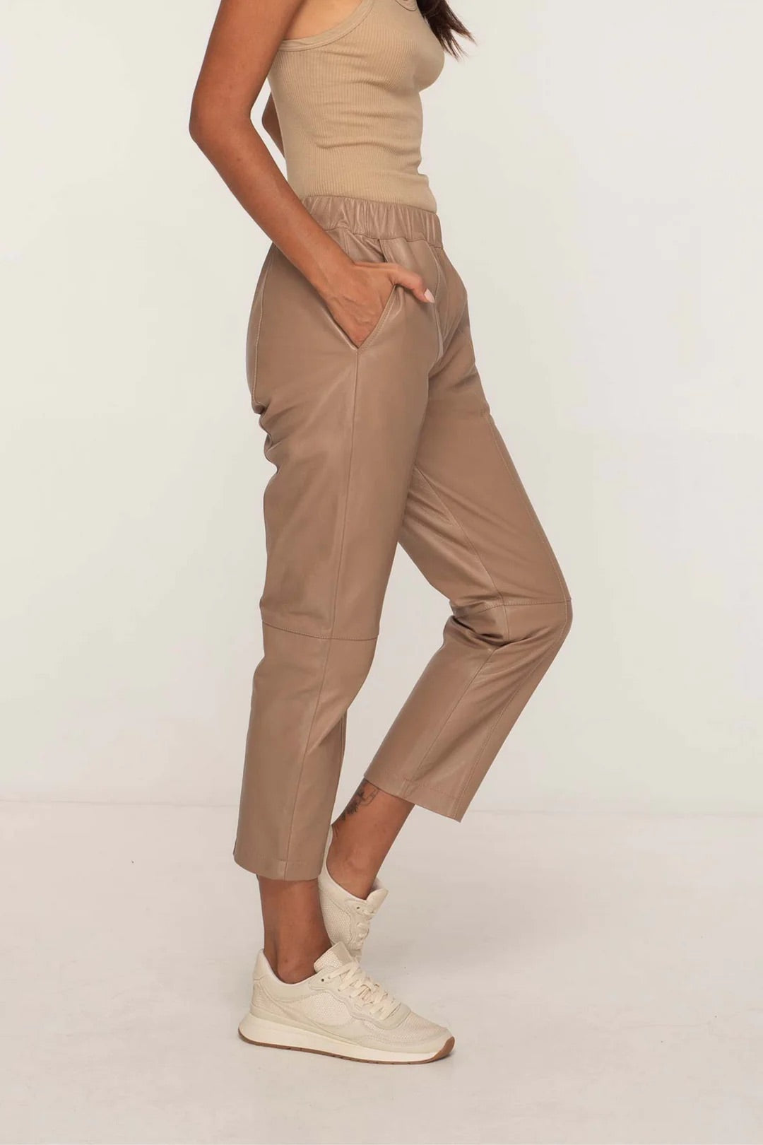 2nd Skin - Bianca Leather Jogger