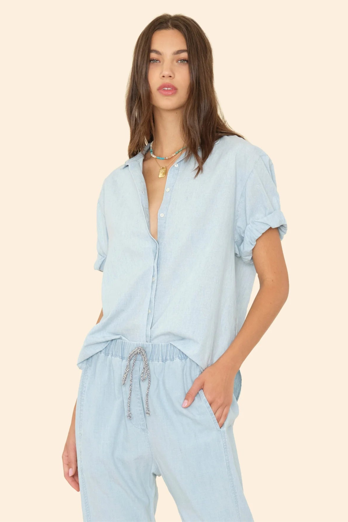 Xirena - Channing S/S Chambray Shirt
