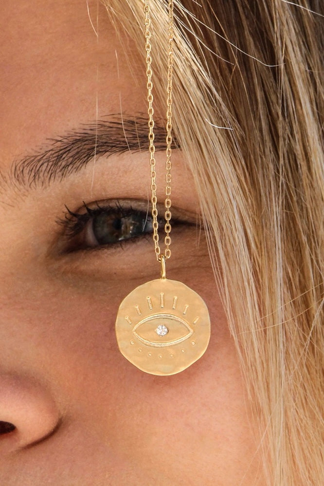 Nilai Paris - Spirit Eye Disc Necklace